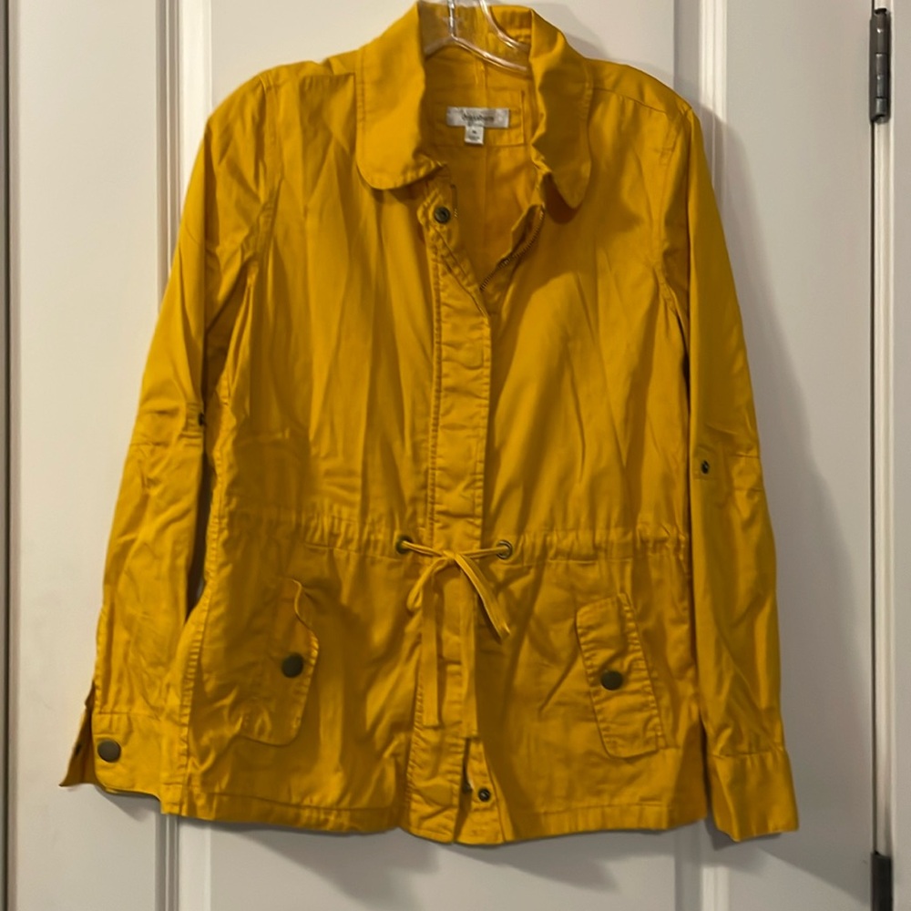 Dressbarn Lightweight Goldenrod Jacket Womens Medium
